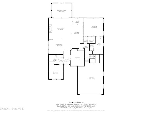 357 Spicer Lake Dr, Holly Ridge, NC 28445 - property floor plan