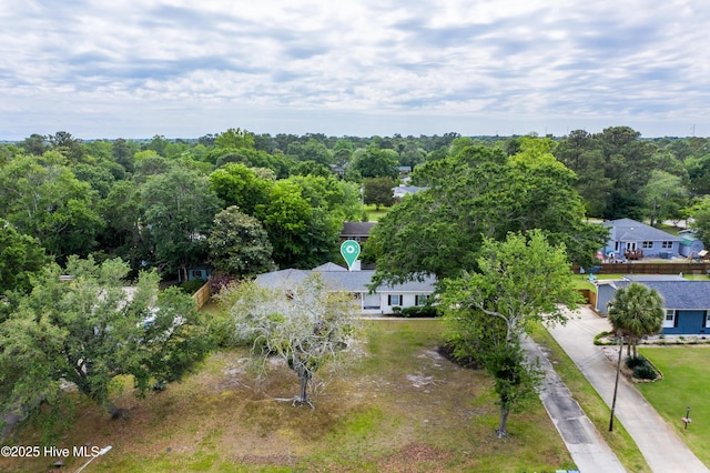 view of subject property