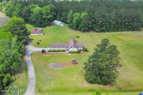 aerial view of property's location