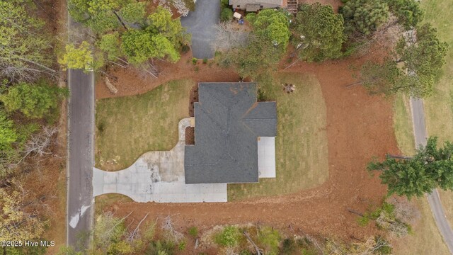 aerial view of property and surrounding area
