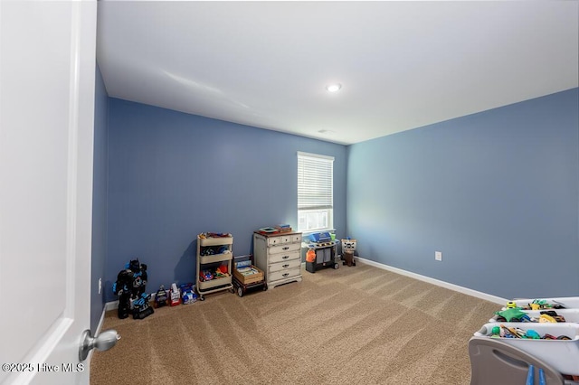 308 Isabelle St Lot # 986, New Bern, NC 28560 - rec room featuring carpet and baseboards