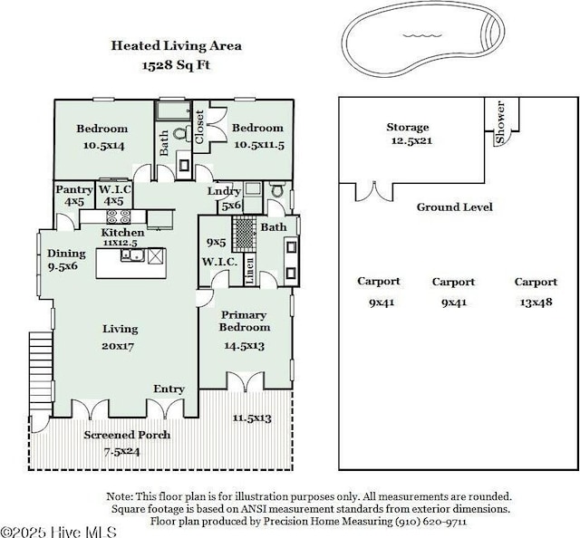 152 NW 1st St, Oak Island, NC 28465 - home floor plan