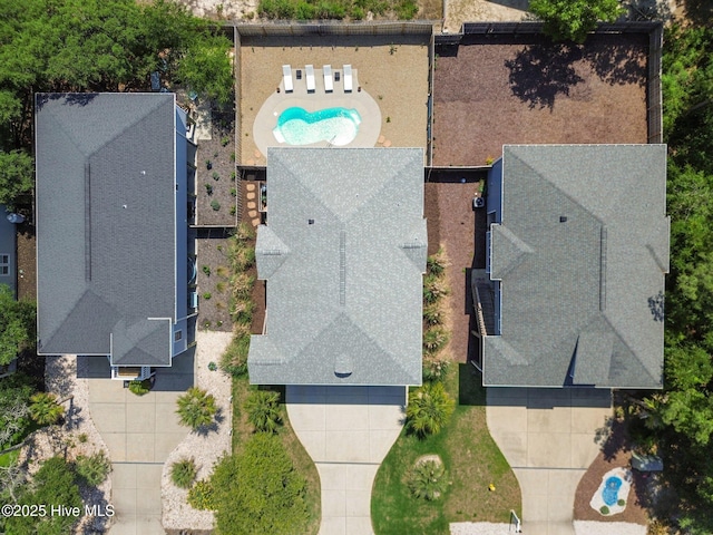 152 NW 1st St, Oak Island, NC 28465 - aerial view of a pool