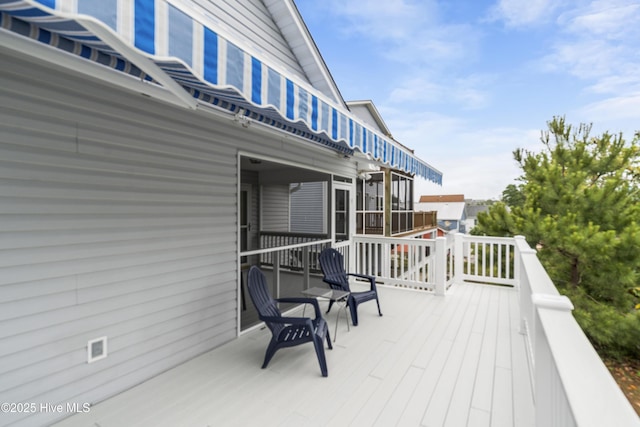 view of deck