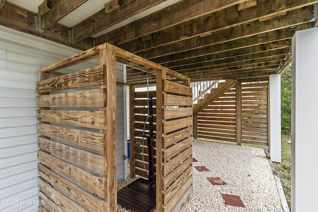 view of outdoor structure