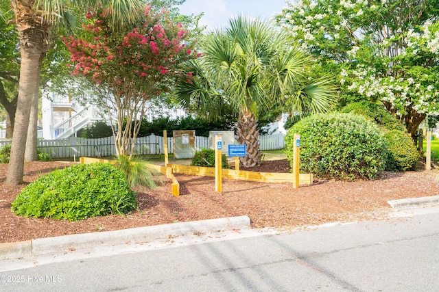 surrounding community with fence