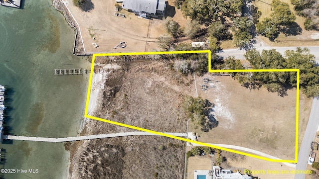 L15R Shipyard Ln, Hampstead, NC 28443 - aerial view of property and surrounding area with property parcel outlined