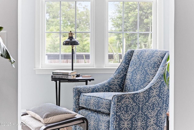 view of sitting room