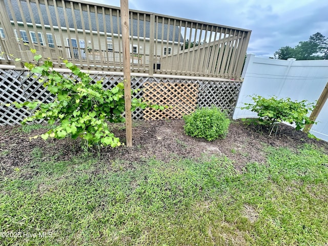 146 N Ravenwood Ln, Belhaven, NC 27810 - view of yard with a wooden deck