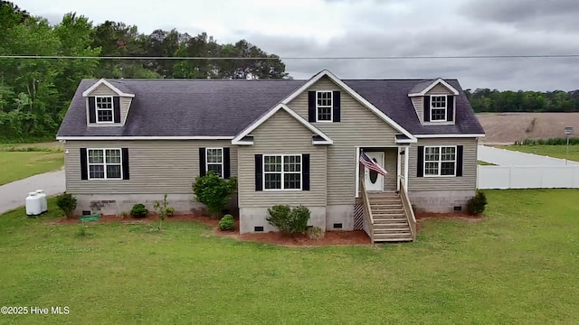 146 N Ravenwood Ln, Belhaven, NC 27810 - view of front of house with crawl space and a shingled roof