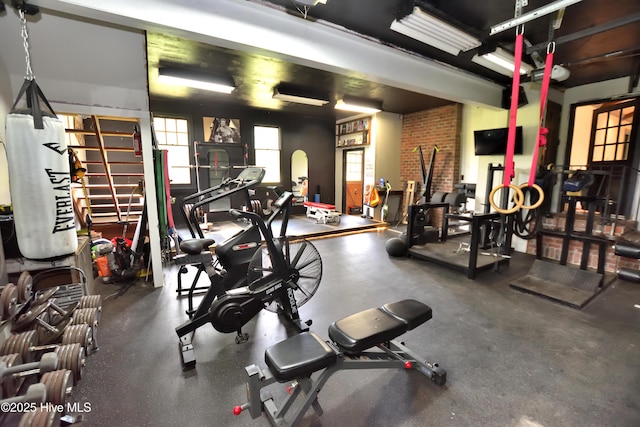 view of exercise room