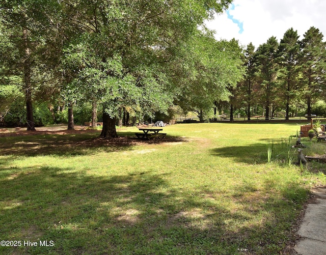 surrounding community featuring a yard