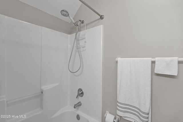 full bath with bathing tub / shower combination