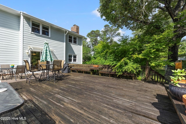 209 Inlet Dr, Wilmington, NC 28411 - deck featuring outdoor dining space