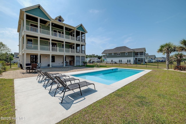 353 Spicer Lake Dr, Holly Ridge, NC 28445 - view of pool with a patio area
