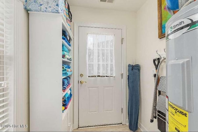 view of doorway to outside