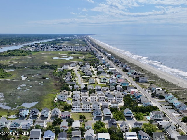 118 Clippership Dr, Holden Beach, NC 28462 - aerial view of residential area with unending shoreline
