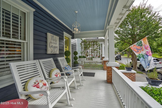 114 N Bonner St, Washington, NC 27889 - view of wooden porch