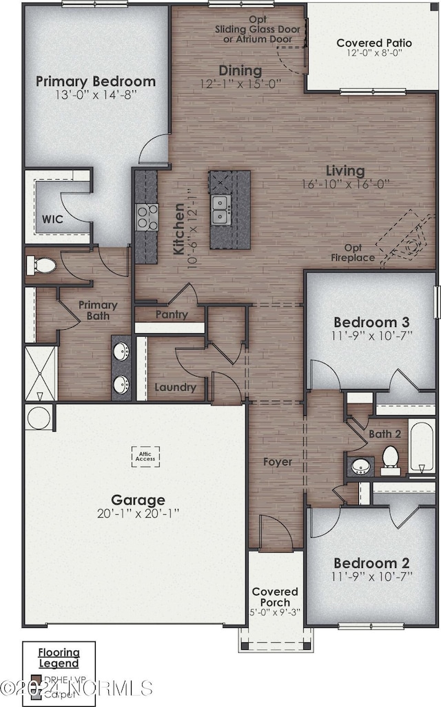 135 Legare St Lot 252, Wilmington, NC 28411 - view of home floor plan