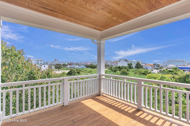808 S 2nd St, Carolina Beach, NC 28428 - view of wooden deck