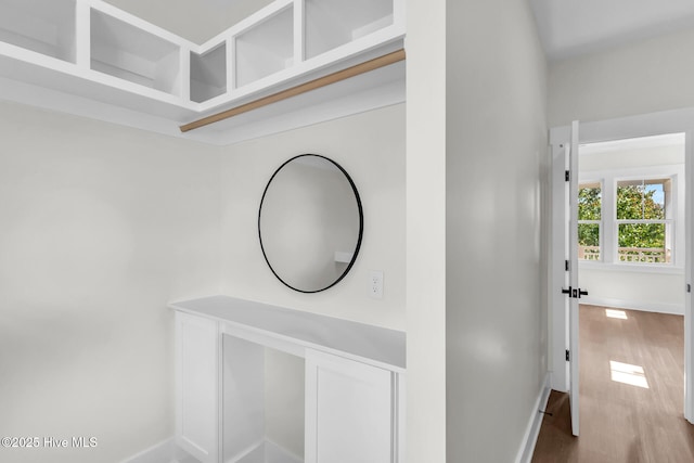 808 S 2nd St, Carolina Beach, NC 28428 - detailed view of wood finished floors and baseboards