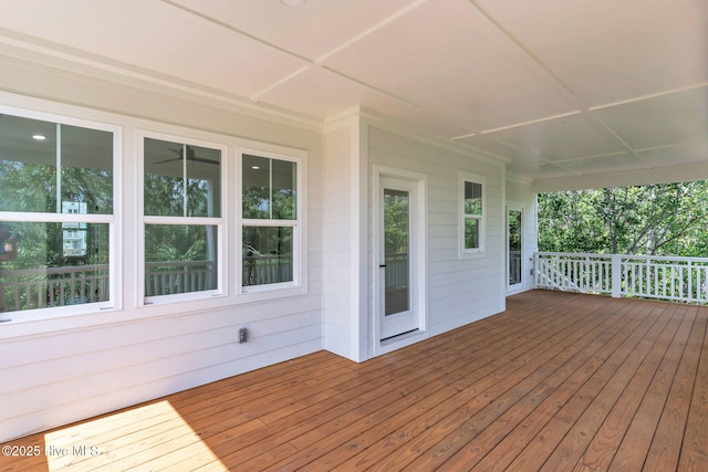 808 S 2nd St, Carolina Beach, NC 28428 - view of wooden deck