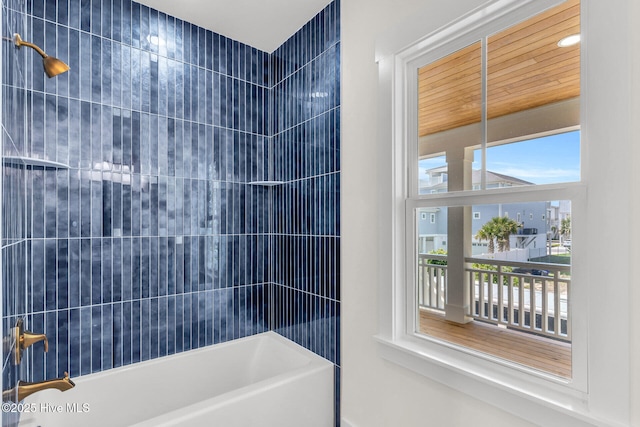 808 S 2nd St, Carolina Beach, NC 28428 - bathroom featuring tub / shower combination