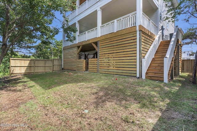 808 S 2nd St, Carolina Beach, NC 28428 - view of property exterior featuring stairs