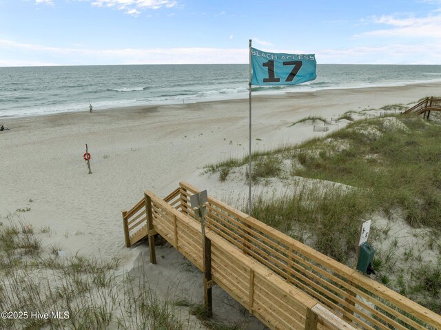 1711 S Anderson Blvd, Holly Ridge, NC 28445 - water view featuring nearby beach