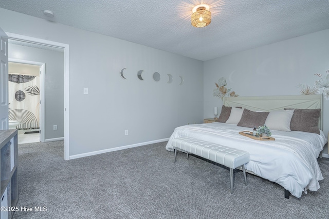 4 Port W Ct Unit C, Swansboro, NC 28584 - carpeted bedroom with a textured ceiling and baseboards