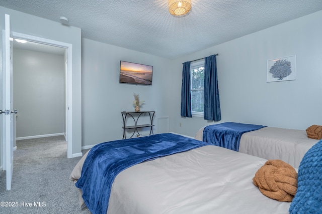 4 Port W Ct Unit C, Swansboro, NC 28584 - carpeted bedroom with a textured ceiling and baseboards
