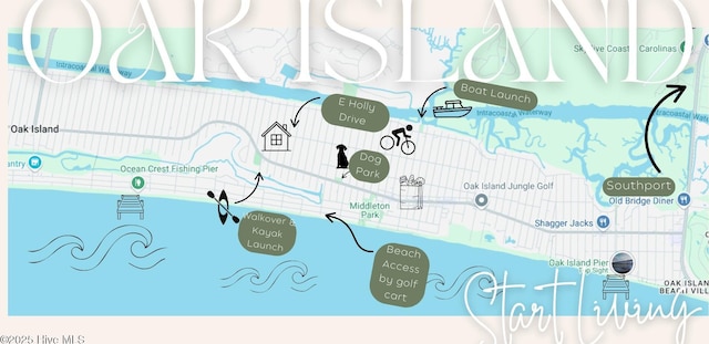 131 NE 33rd St, Oak Island, NC 28465 - map of property / related area