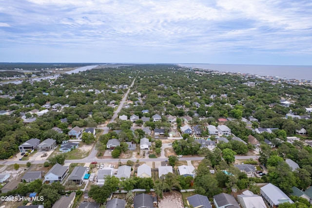 131 NE 33rd St, Oak Island, NC 28465 - aerial view of property and surrounding area featuring nearby suburban area