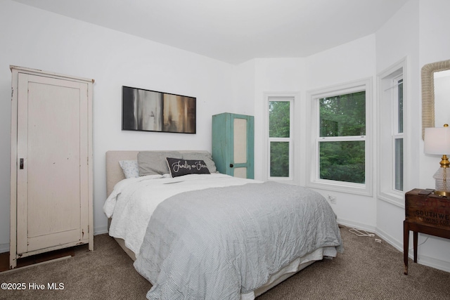 181 Kirkpatrick Ln, Red Springs, NC 28377 - bedroom featuring dark colored carpet and baseboards