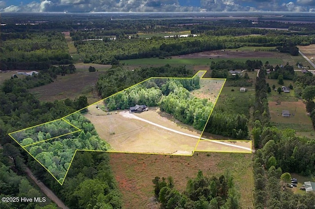 181 Kirkpatrick Ln, Red Springs, NC 28377 - view of rural area featuring property boundaries highlighted