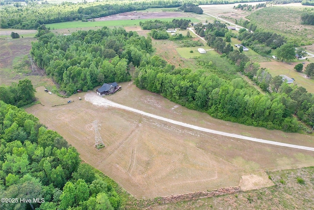 181 Kirkpatrick Ln, Red Springs, NC 28377 - aerial overview of property's location with rural landscape
