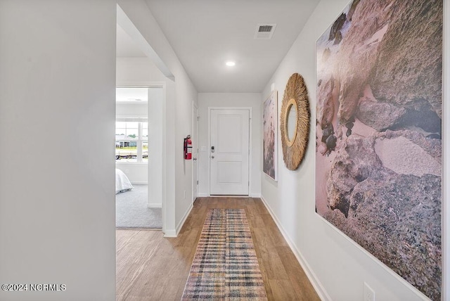 254 Kite Cir NE Lot 668, Bolivia, NC 28422 - corridor with wood finished floors and baseboards