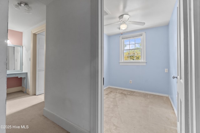 306 S Oakum St, Edenton, NC 27932 - hall featuring carpet and baseboards