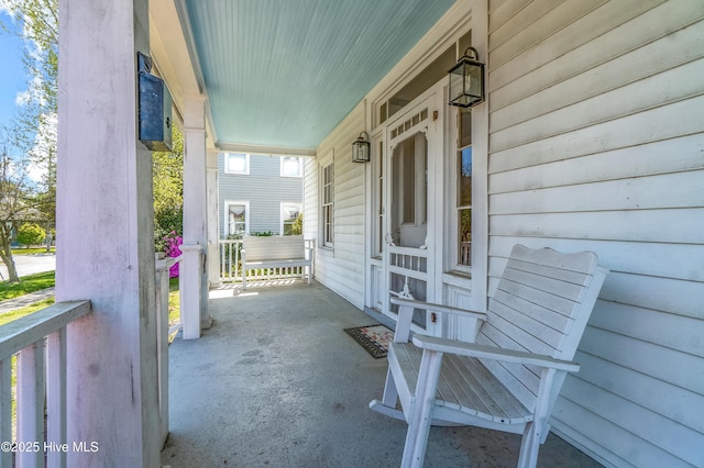 306 S Oakum St, Edenton, NC 27932 - view of patio / terrace featuring covered porch