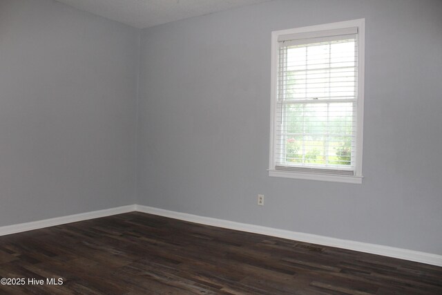 118 Turtle Shell Rd, Richlands, NC 28574 - spare room with plenty of natural light, dark wood-style flooring, and baseboards