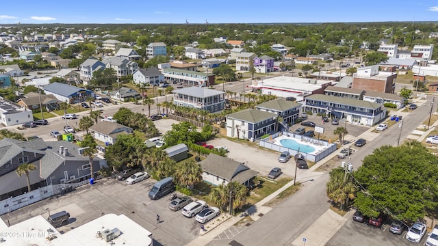 205 Raleigh Ave, Carolina Beach, NC 28428 - bird's eye view of a pool
