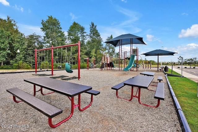 view of communal playground