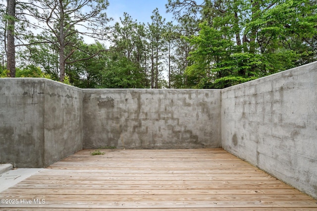 view of deck