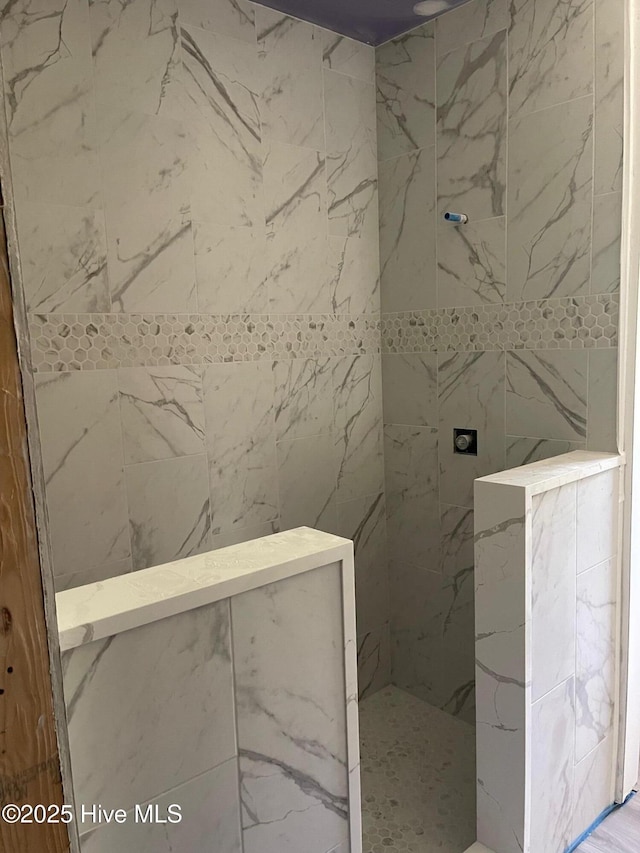 169 Howard Rd, Newport, NC 28570 - bathroom featuring a marble finish shower