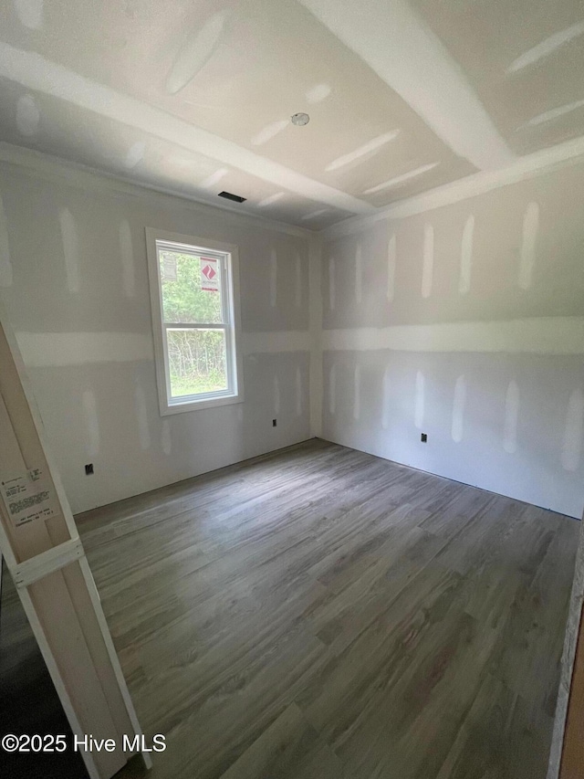 169 Howard Rd, Newport, NC 28570 - spare room with wood finished floors