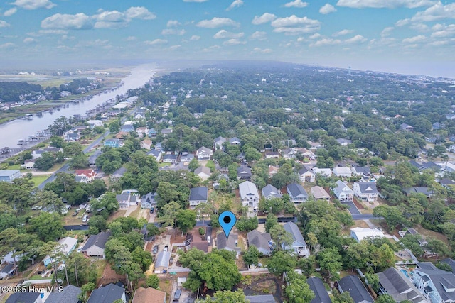 227 NE 38th St, Oak Island, NC 28465 - view of property location featuring a nearby body of water and nearby suburban area