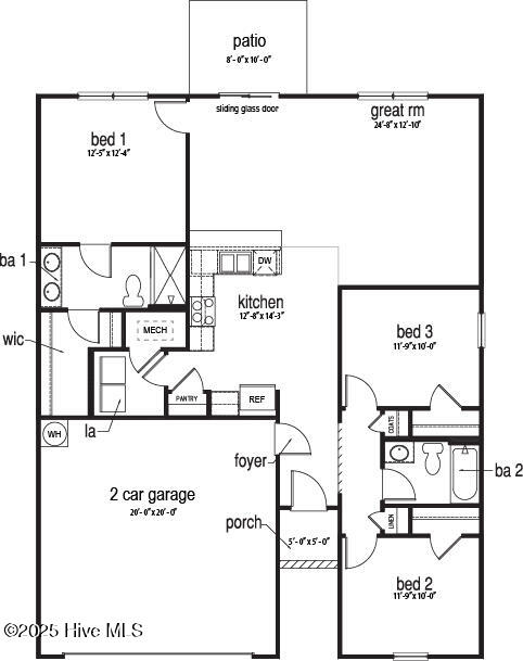 1807 St Patricks Ct SE Lot 267, Bolivia, NC 28422 - room layout