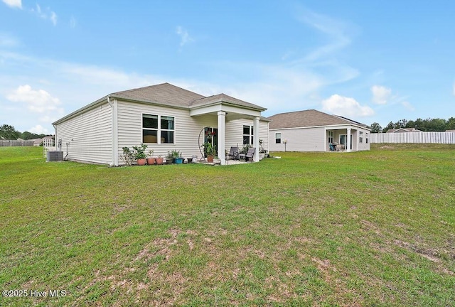 1807 St Patricks Ct SE Lot 267, Bolivia, NC 28422 - view of front of home featuring central air condition unit and a patio area