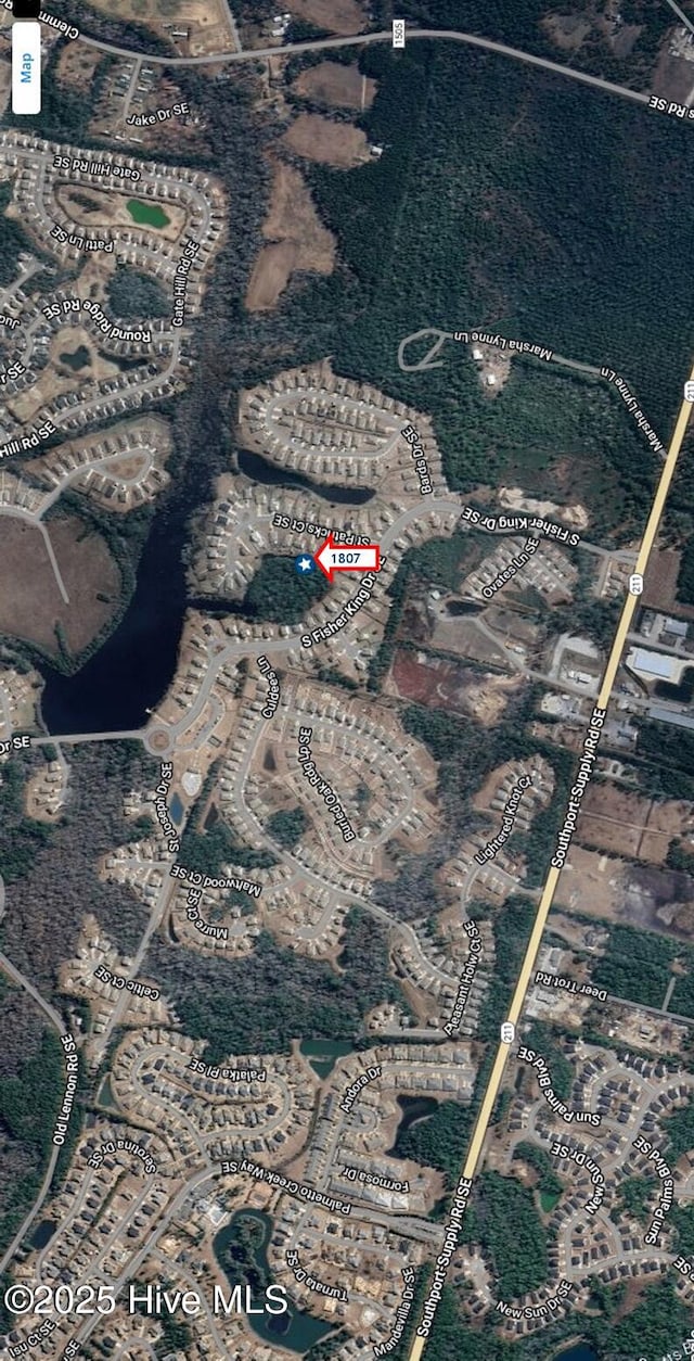 1807 St Patricks Ct SE Lot 267, Bolivia, NC 28422 - aerial overview of property's location