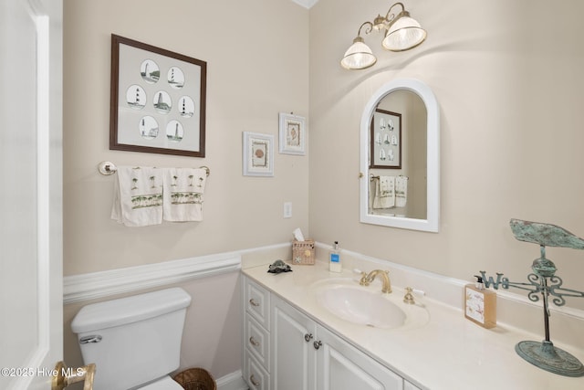 109 Lobster Ln, Emerald Isle, NC 28594 - half bathroom with toilet and vanity